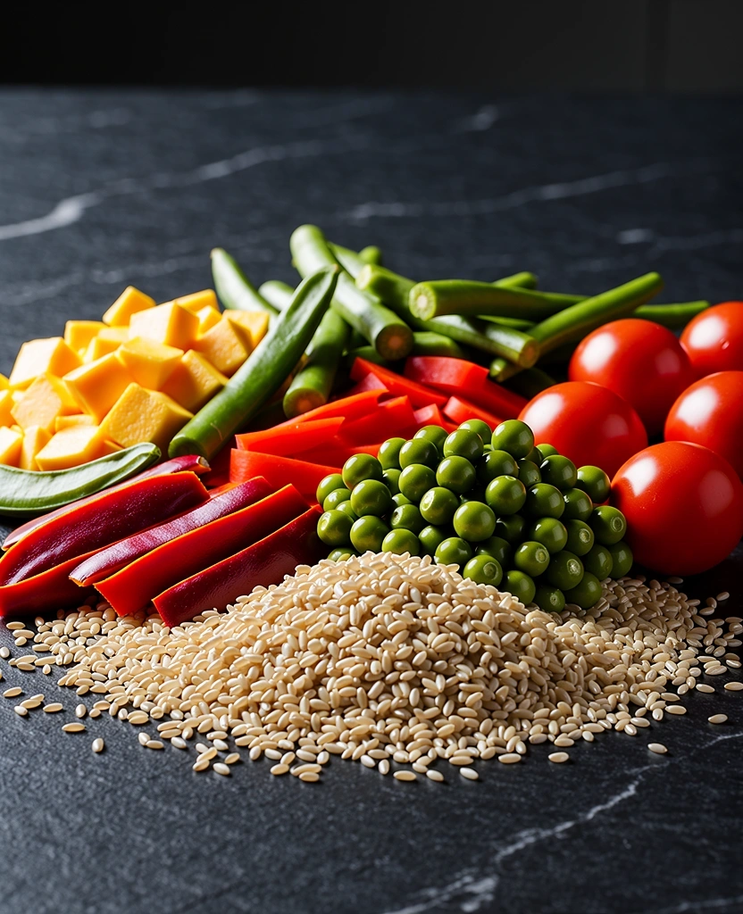 Frische gesunde Lebensmittel